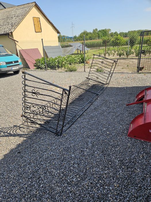 Balustrada kuta, stalowa na balkon lub schody