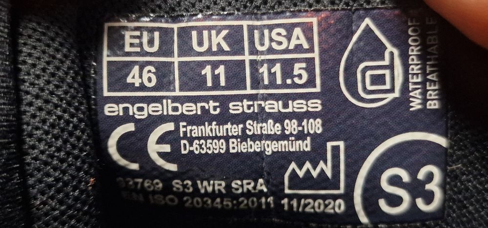 Робочі високі ботінки engelbert strauss