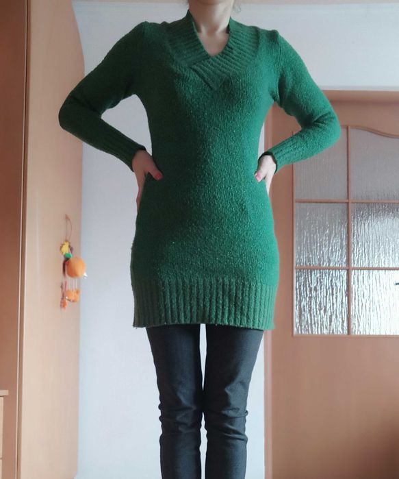 Sweter długi kardigan 38