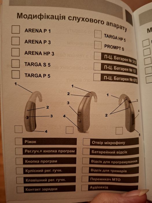Новый слуховой аппарат Arena P 3, Rexton, Германия, Siemens, слуховий
