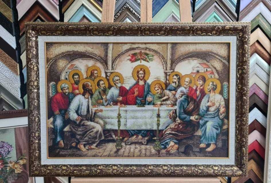 Продам картину бісером Тайна Вечеря 53см*76.5см