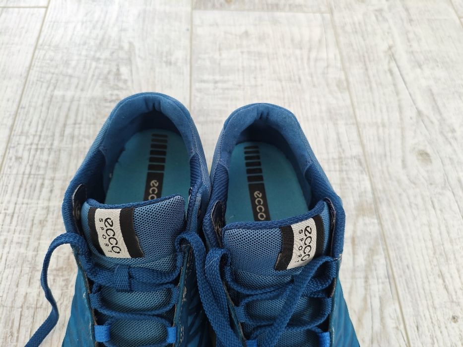 Ecco skórzane niebieskie damskie buty 39