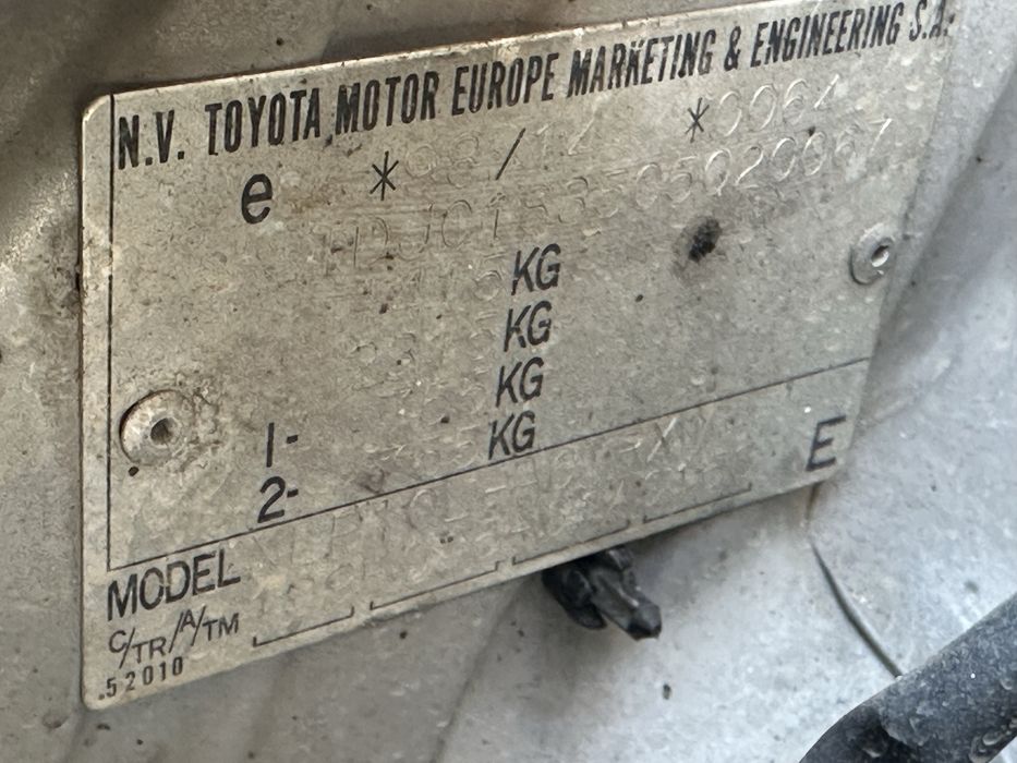 Toyota yaris 1 1.4 d4d 2002 w calosci na czesci