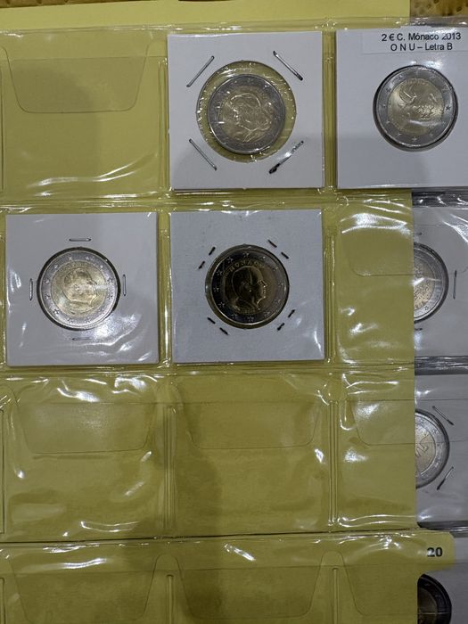 Coleção Moedas 2€ Comemorativas UNC