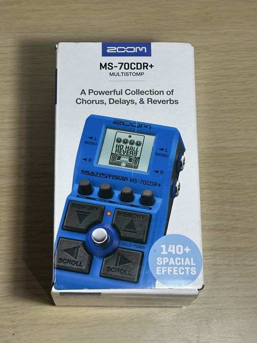 ZOOM MS70CDR+ multiefekt -reverb delay cyfrowy efekt
