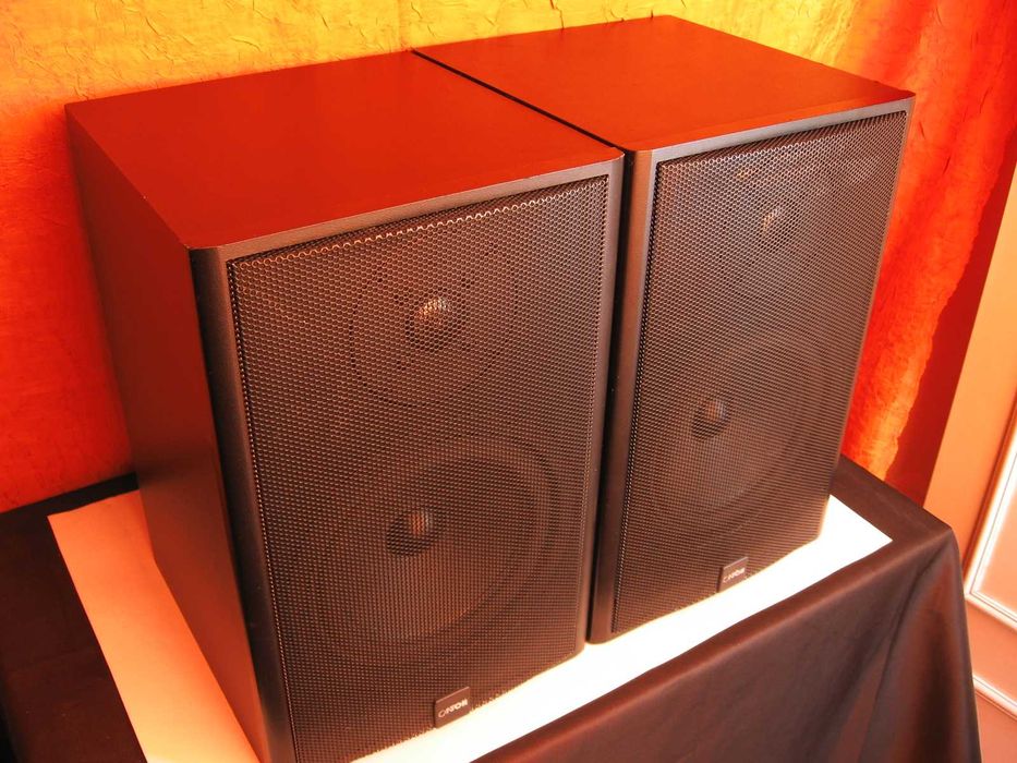 CANTON Kolumny głośnikowe Bi-Wiring solidne,cieżkie,maskownice,wieszak