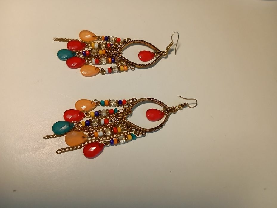 Kolczyki letnie boho