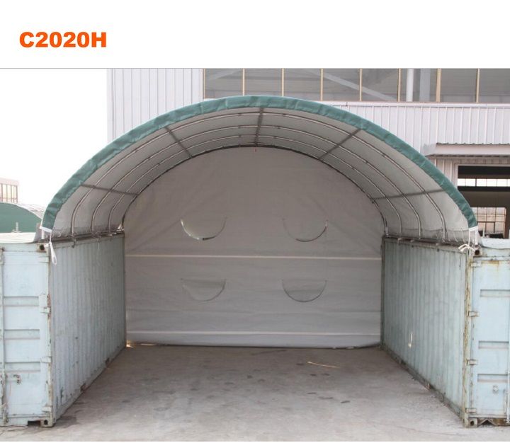 Dach kontener morski namiot zadaszenie budowlany kontenery 6x6 wiata