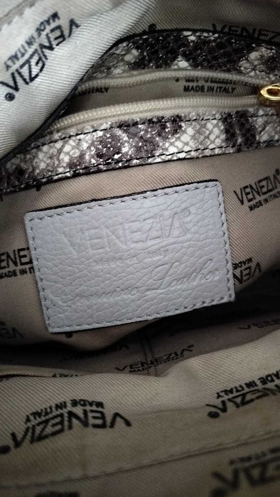 Venezia Włoska oryginalna torebka damska listonoszka skóra naturalna