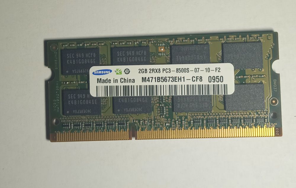 Оперативная память для ноутбука Samsung DDR3 2GB