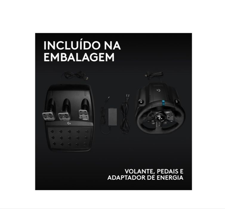 Logitech g923 com pedais e garantia worten