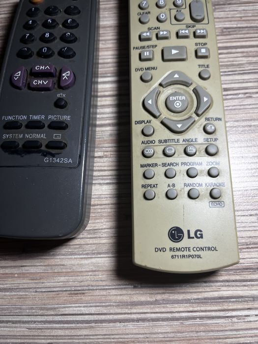 Пульт LG, Sharp