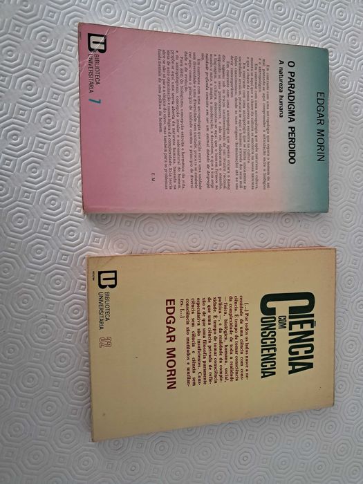 Livro Edgar Morin: " Ciência com Consciência"