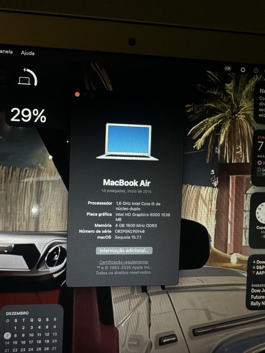 Macbook air 13 2015/2017