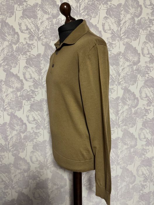 Тонкая шерстяная кофта поло Autograph