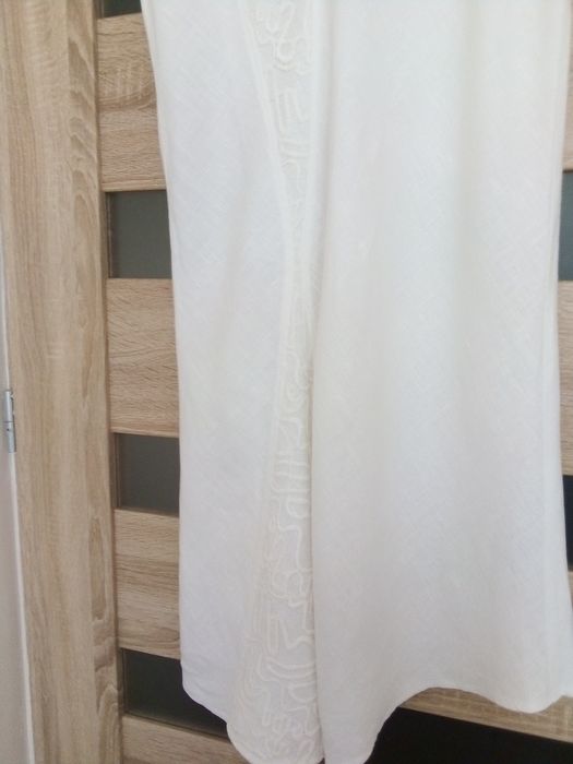 Claudia Steven's-spódnica lniana rozm 16