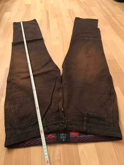 brunatne spodnie Bugatti