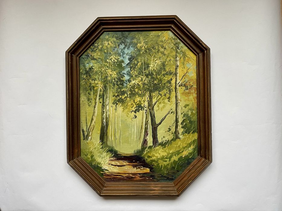 Картина маслом Лесной пейзаж, 50/40