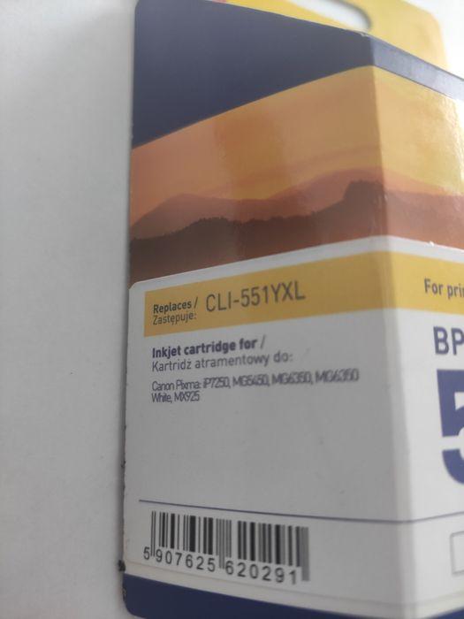 Tusz do drukarki Canon. Black Point BPC 551 XLY