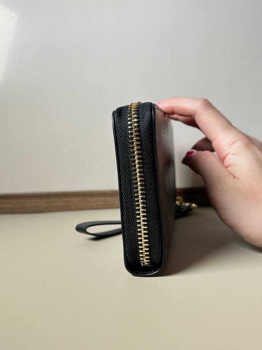 Гаманець Coach Long Zip коричневий