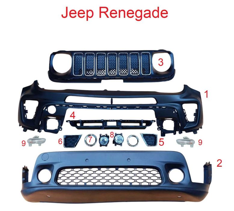 Бампер Передний Jeep Renegade