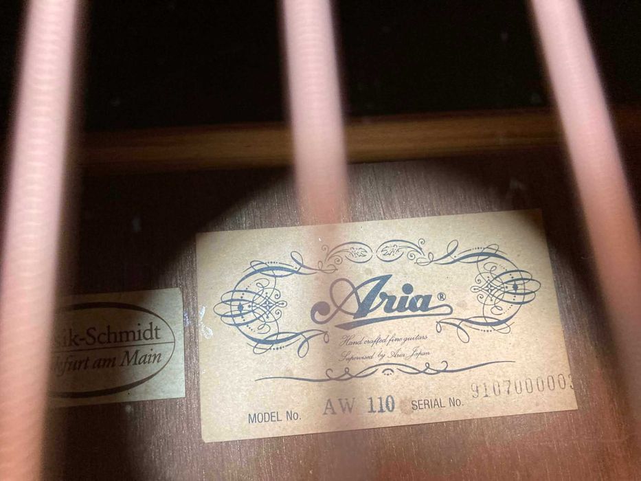 Gitara akustyczna Aria japońska 1991 rok
