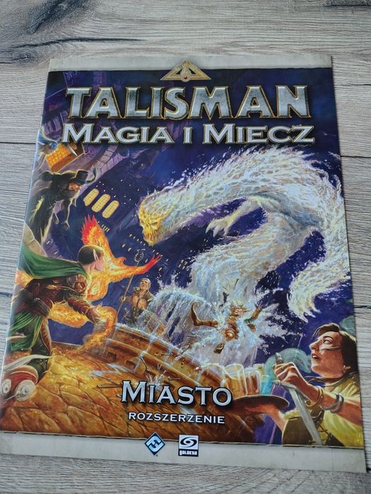 Gra planszowa Talizman magia i miecz Miasto pomalowana