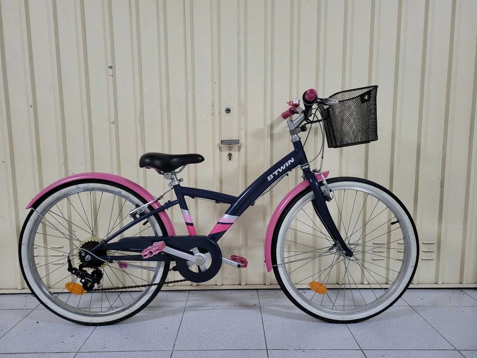 bicicleta Btwin Original 500 com cesto