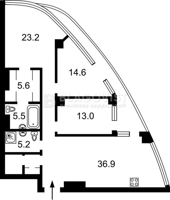 3-комнатная квартира по адресу бульвар Дружбы Народов (площадь 125 м²) - Atlanta.ua - фото 5