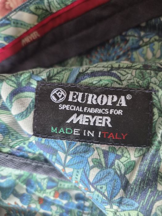 Spodnie granatowe marki Meyer 56 XXL lux elegancja