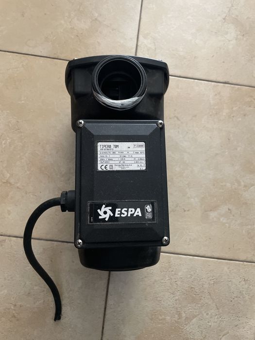 Bomba centrífuga para banheiras de hidromassagem Tiper 70 ESPA