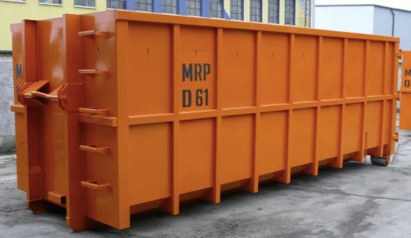 Hakowy kontener KP 30/33 na złom