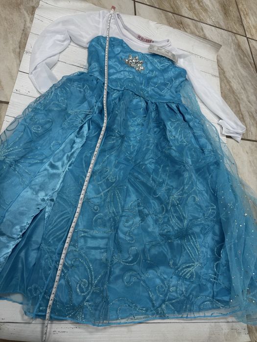 Карнавальна сукня для дівчинки Ельза , р. 140