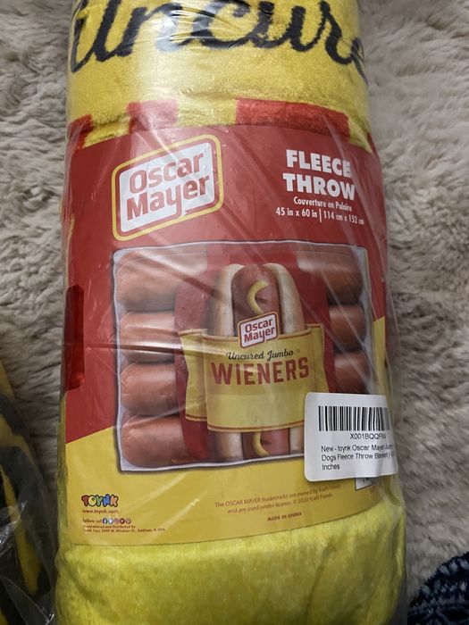 Zestaw koc flanelowy/polarowy MIĘCIUTKI+ kubek Oscar Mayer