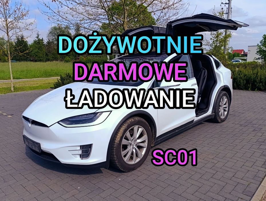 Tesla Model X DARMOWE ŁADOWANIE SC01 Bezwypadkowa Perła Super Stan