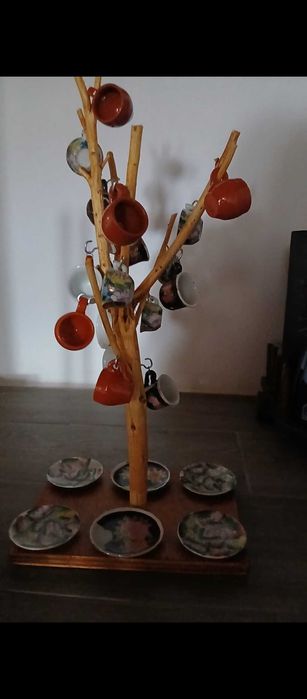 Pau feito a mao para decoracao