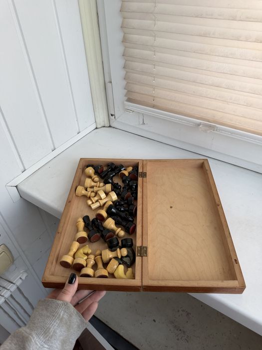 Шахматы аккуратные, еще то качество