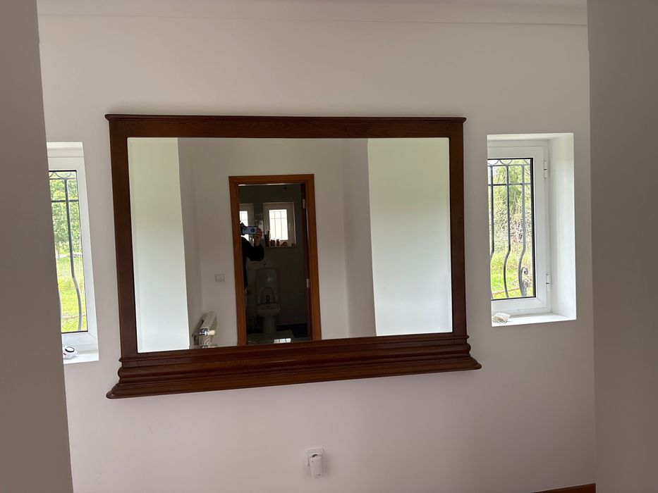 Espelho madeira maciça Paços de Ferreira