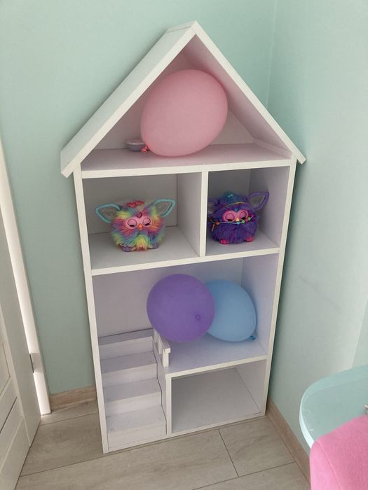 Meble dzieciece polka domek regal dom dla lalki barbie