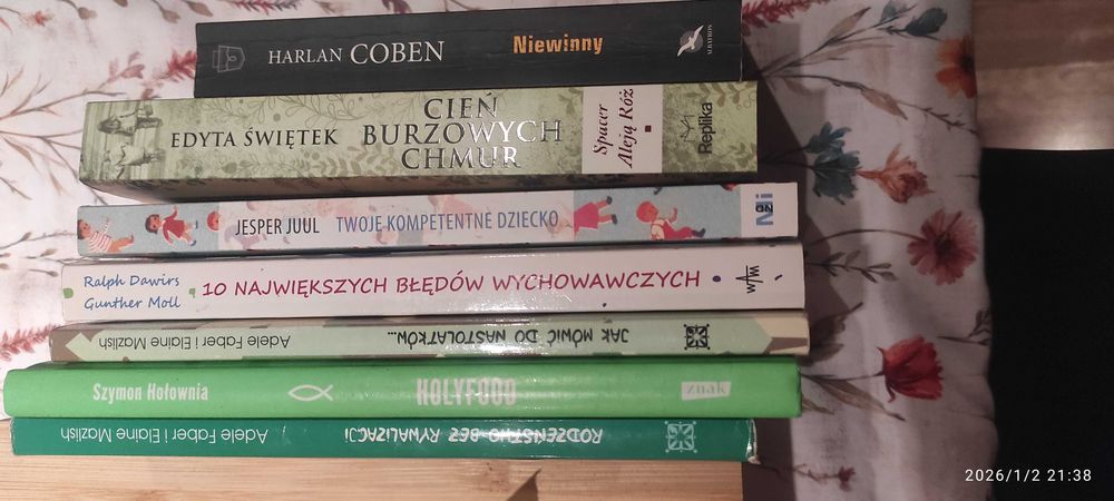 Książki różne na wymianę