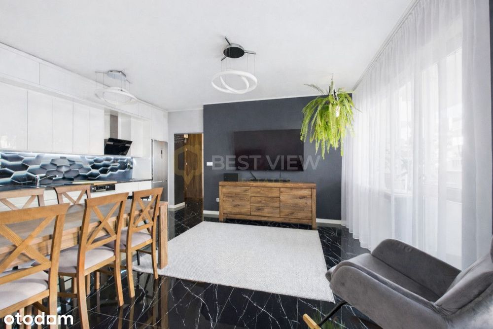 3 pokoje | 59 m² | taras 21 m² | 1 piętro | Ząbki