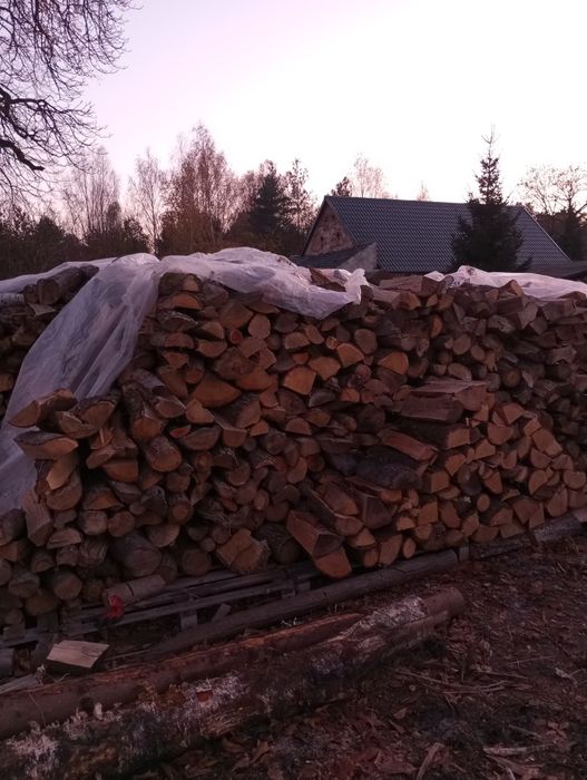 Drewno opałowe, kominkowe sosna,brzoza,dąb,buk transport