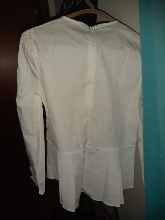 Blusa branca Massimo Dutti