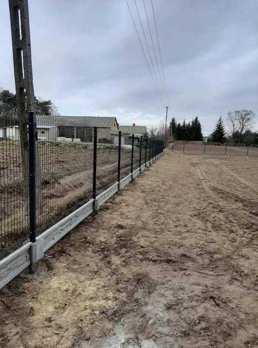 Ogrodzenie panelowe komplet panel podmurówka słupki