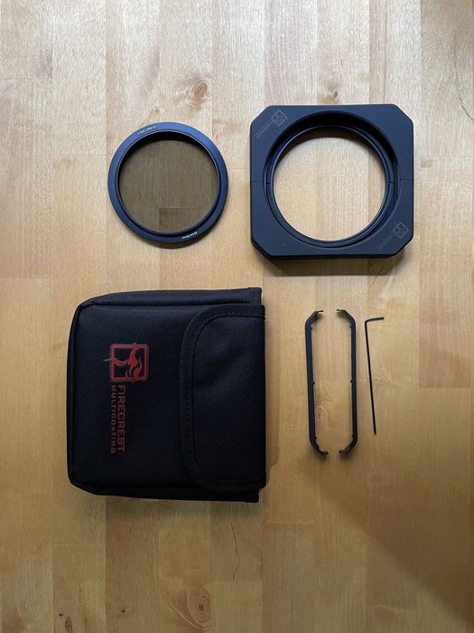 Suporte para filtros ND Firecrest 100mm com ring polarizador 82mm