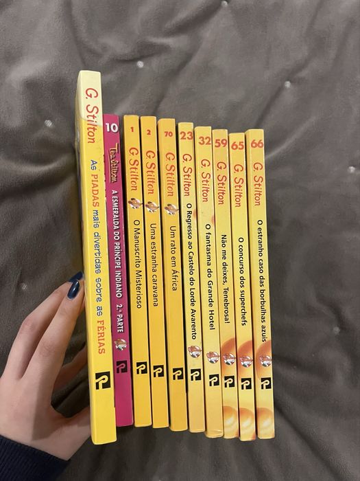 Conjunto de livros Geronimo Stilton