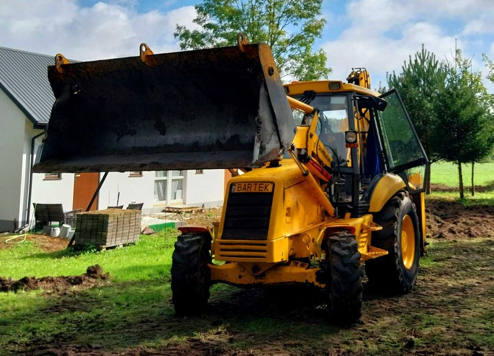 Usługi koparko ładowarką JCB. KOP - ART