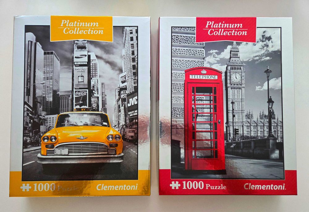 Pack 2 Puzzles Clementoni 1000