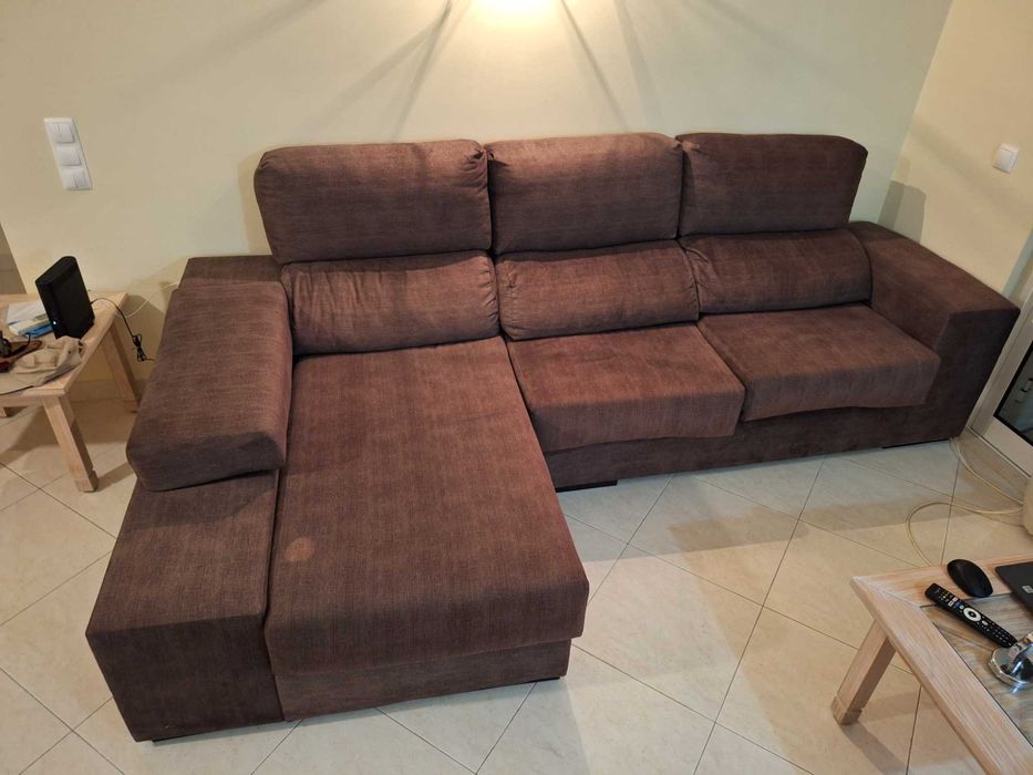sofá chaise long em bom estado