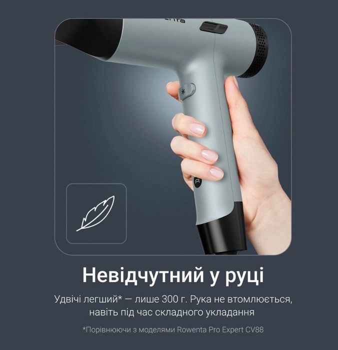 Фен Rowenta nano tiny hy7120e0